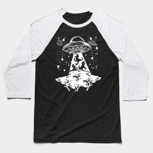 Prehistoric Vintage Dinosaur Alien Abduction Shirt Baseball T-Shirt